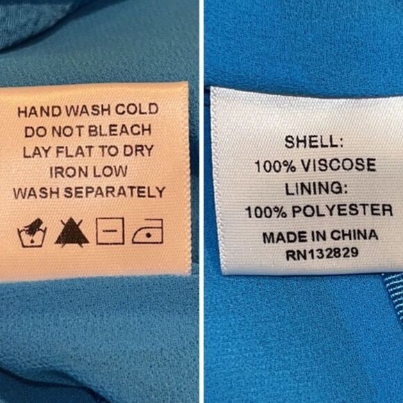 NWT Lover and Friends Carlita Asymmetrical Top in Blue Large Revolve - Picture 15 of 16